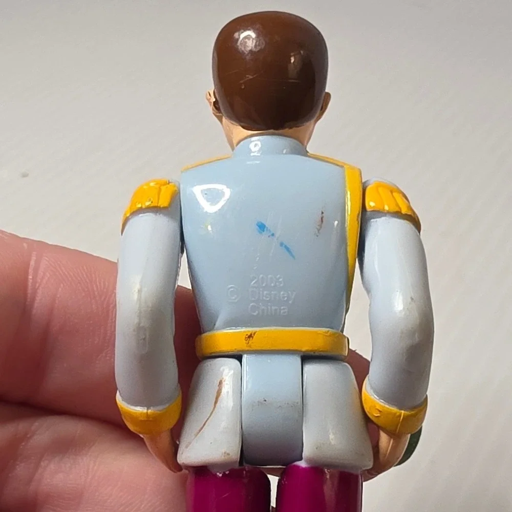 Disney‎ Prince Charming Figure 4in Blue/Maroon Fair 2003 Cinderella